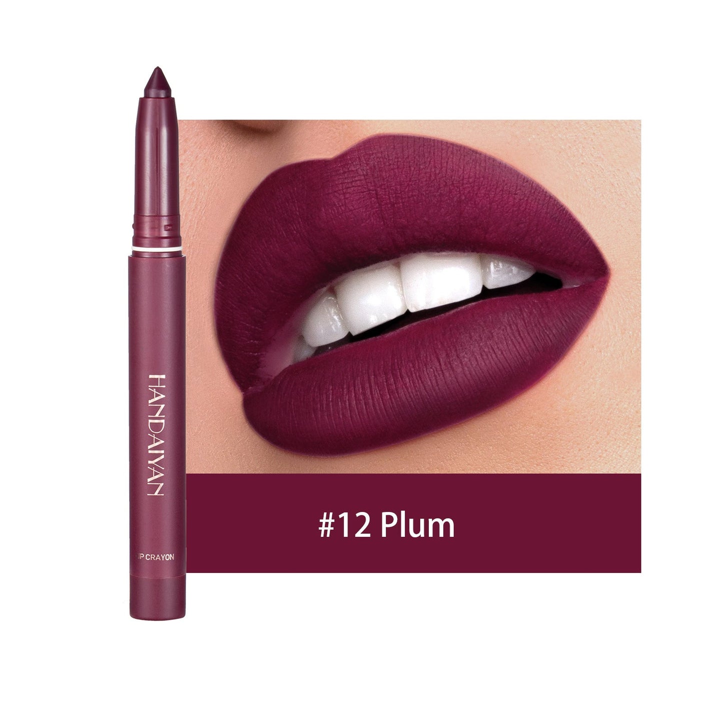 Rotating Sharpenable Matte Lipstick Pencils