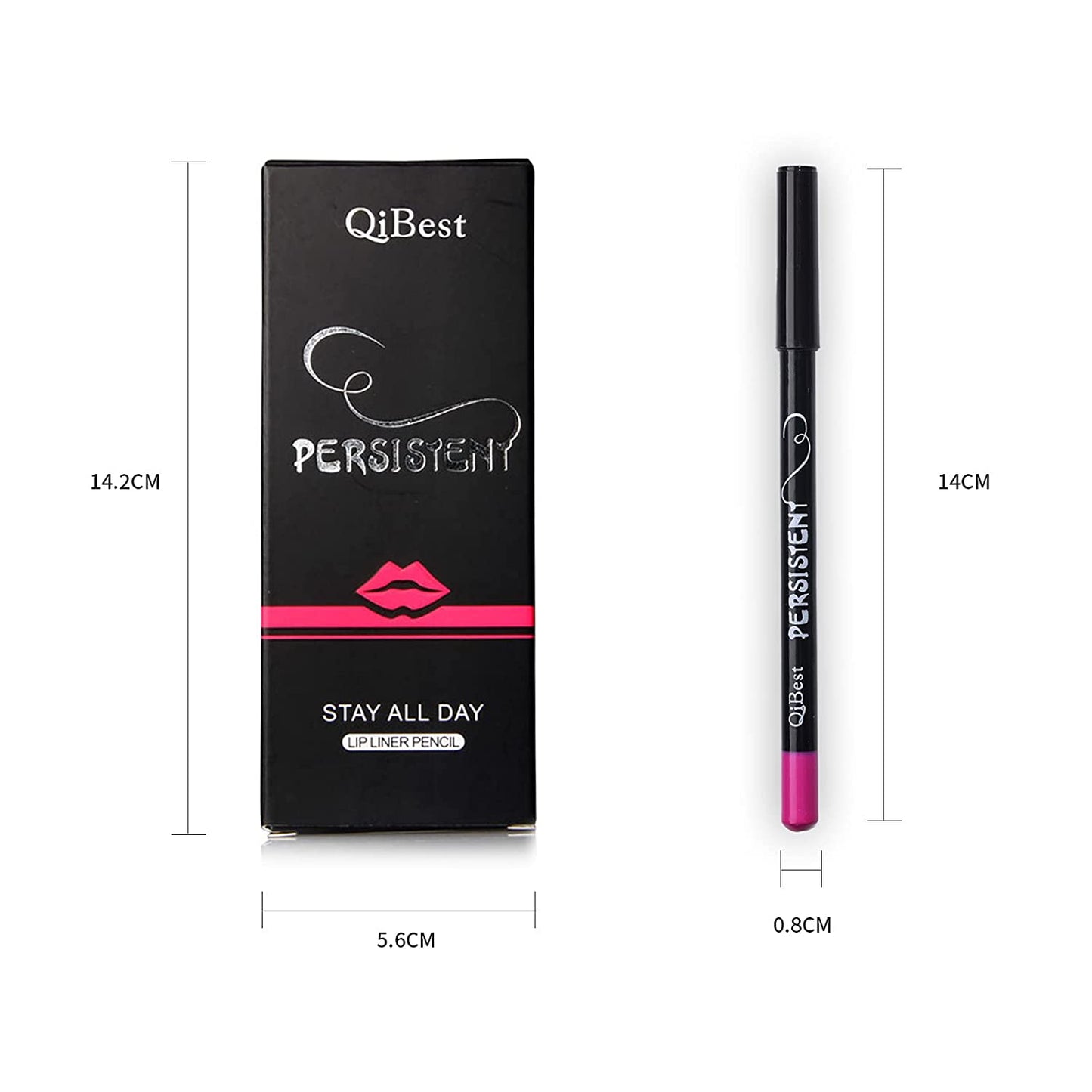 12pcs Long Lasting Lip Liner Pencil