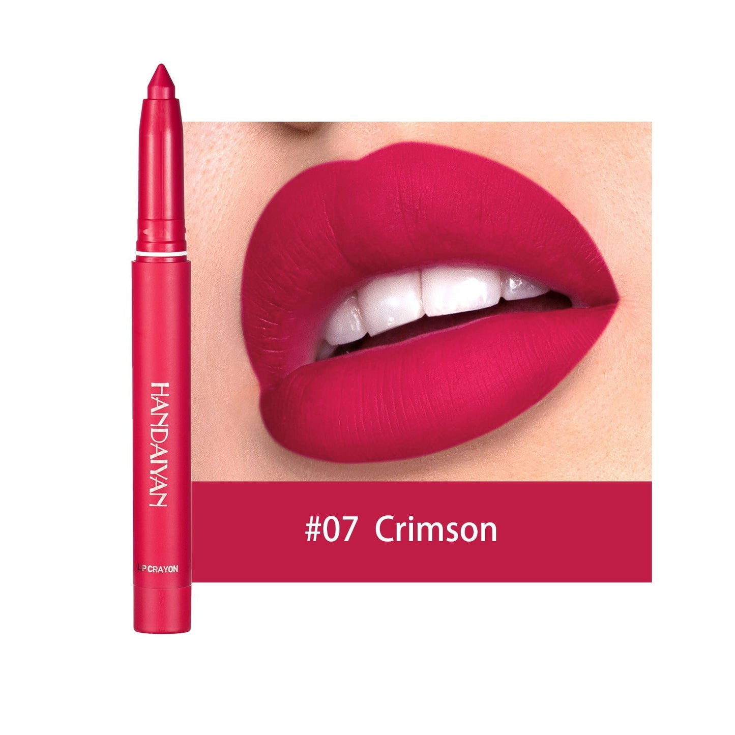 Rotating Sharpenable Matte Lipstick Pencils