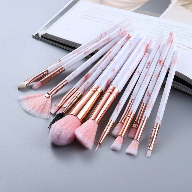 15pcs Highlighter Makeup Brushes Set