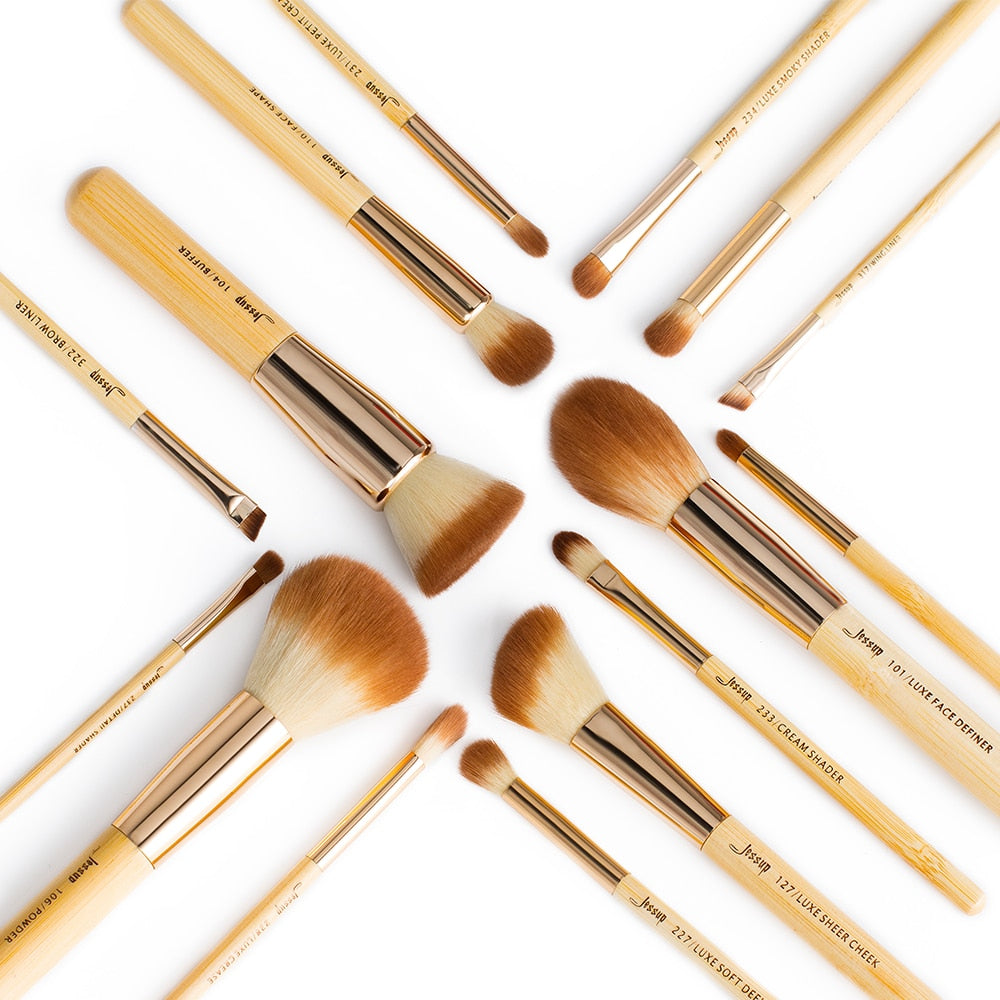 25 Piece Bamboo Brush Set