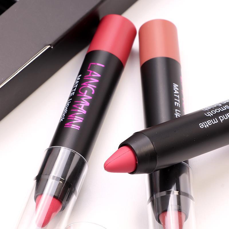 12Pcs Set Matte Long Lasting Lipstick