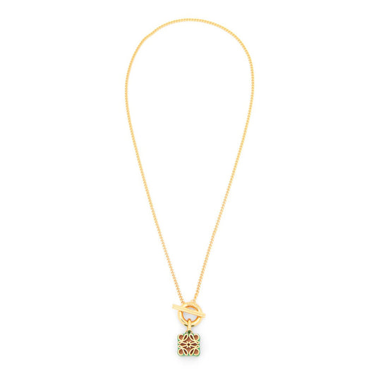 18K Anagram Pendant Necklace