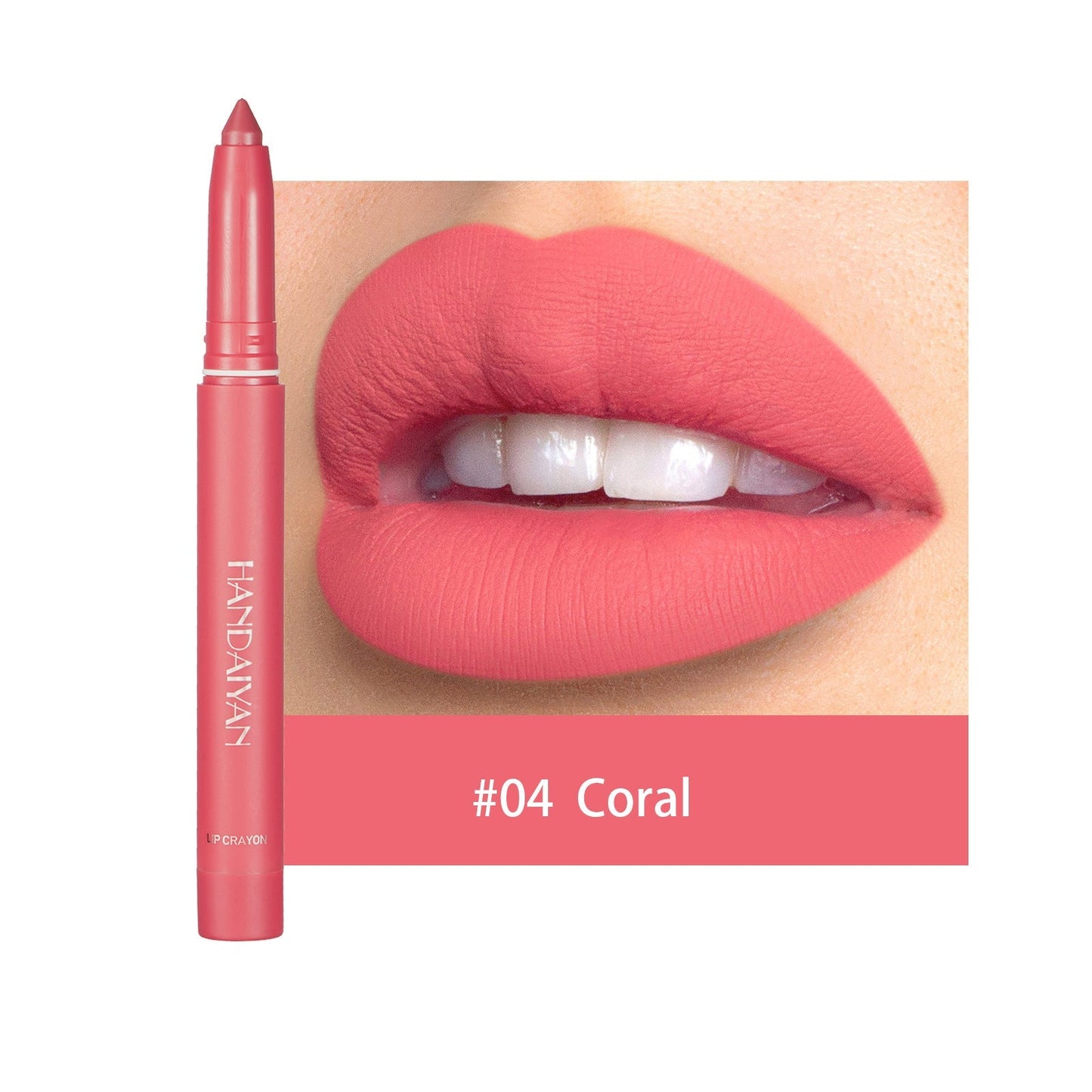 Rotating Sharpenable Matte Lipstick Pencils