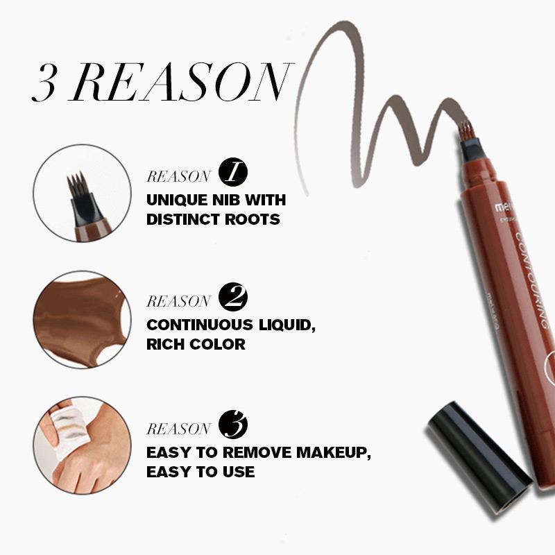 4-Tip Eyebrow Pen