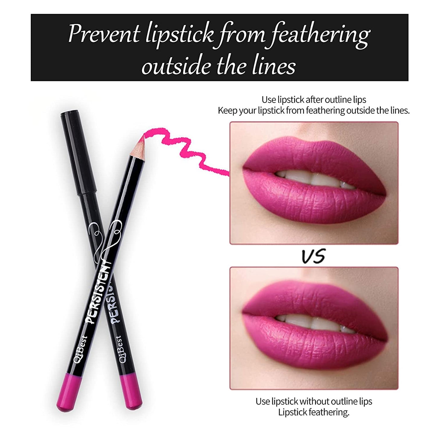 12pcs Long Lasting Lip Liner Pencil