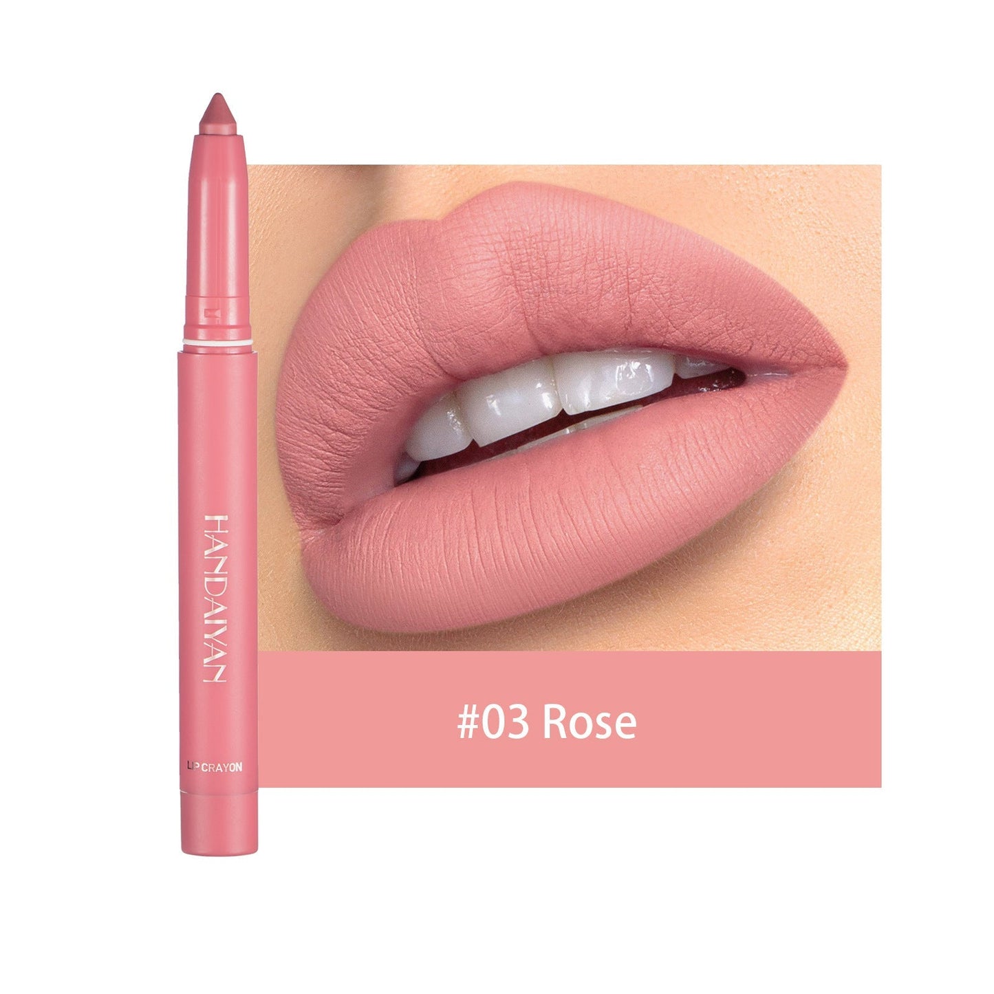 Rotating Sharpenable Matte Lipstick Pencils