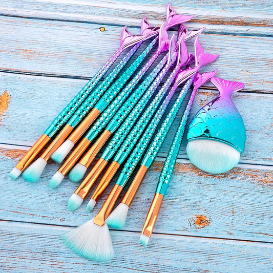 Mermaid Brush Set (11pcs)