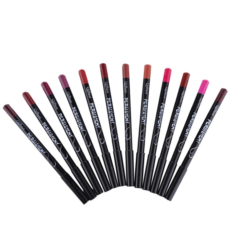 12pcs Long Lasting Lip Liner Pencil